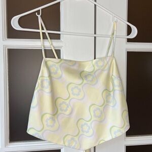 Aritzia/Sunday Best Elektra Top - 70's Vector Vanilla - Size 2 XS